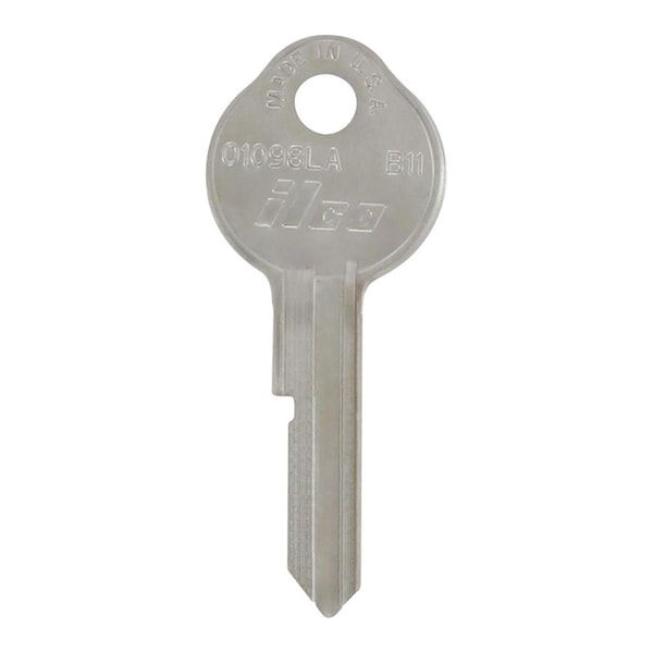 Homecare Products Automotive Universal Key Blank for B11 Single Sided for GM, Silver - HO3324503