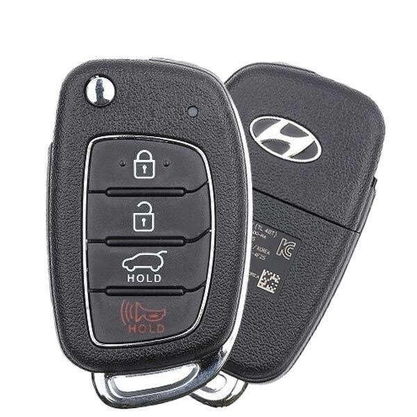 Oem OEM: NEW:  Hyundai Tucson 2015-2019 / 4-Button Remote Flip Key / PN: 95430-D3010 / TQ8-RKE-4F25 - RFK-HY-D3010