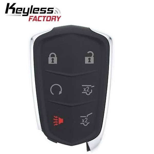Keyless Factory Keyless Factory: 2015-2019 Cadillac Escalade / 6-Button Smart Key / PN: 13598512 / HYQ2EB - RSK-CAD-ES433
