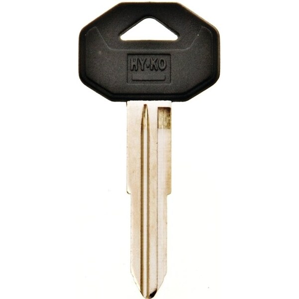 Hy-Ko Automotive Key Blank, BrassPlastic, Nickel, For Mitsubishi Vehicle Locks - 12005MIT1