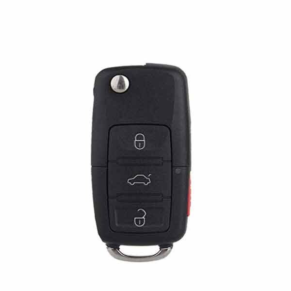 Keyless Factory KeylessFactory:Remote Flip Keys:H72 FLIP KEY Ford/Lincoln/Mercury/Mazda 4-Btn Remote -H72 CHIP - RFK-FD-H72