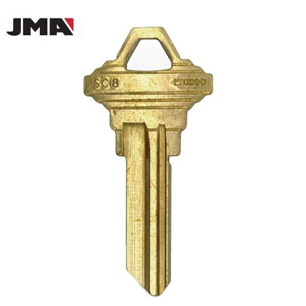 Jma JMA: SC8 / 1145E 5-Pin Schlage Keys - Brass - JMA-SLG-11E