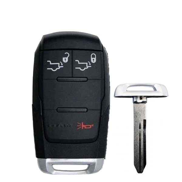 Keyless Factory KeylessFactory: 2019-2021 Dodge Ram Pickup 2500 / 3-Button Smart Key / PN: 68381171AB / GQ4-76T - RSK-DDG-2125