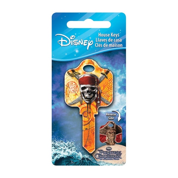 Hillman HILLMAN Disney Pirates of the Caribbean House Key Blank 68 SC1 Single For Schlage Locks - 87663