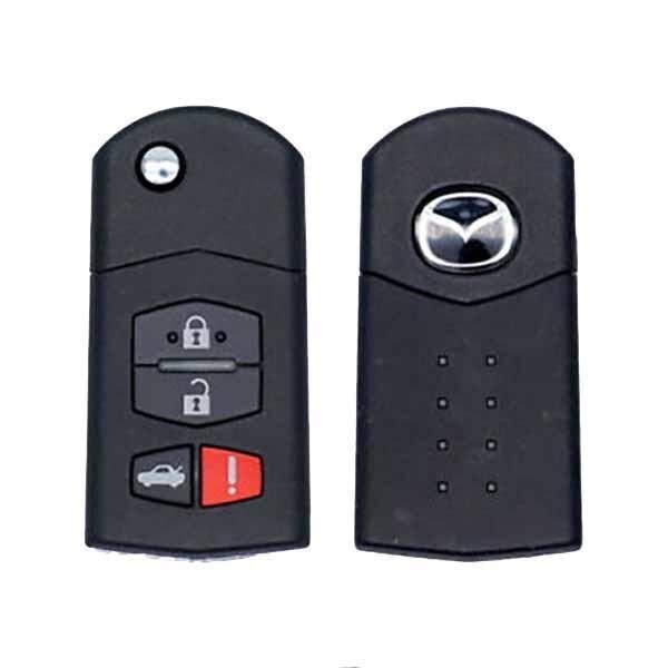 Oem OEM: REF: 2006-2008 Mazda 6 / 4-Button Flip Key / PN: GP7A-67-5RYB / KPU41788 - RFK-MAZ023