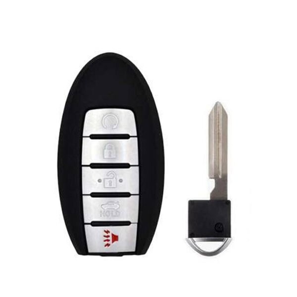 Keyless Factory KeylessFactory: 2013-2019 Infiniti Smart Key Shell 5B - For all FCC with 5 Buttons - SKS-INF-0145