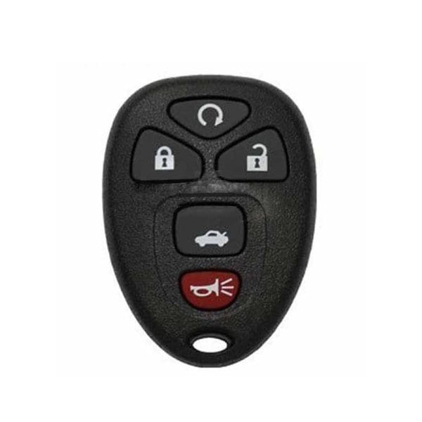 Keyless Factory KeylessFactory: GM 5-Button Keyless Entry Remote SHELL ONLY for OUC60270 / OUC60221 / KOBGT04A - ORS-GM-03