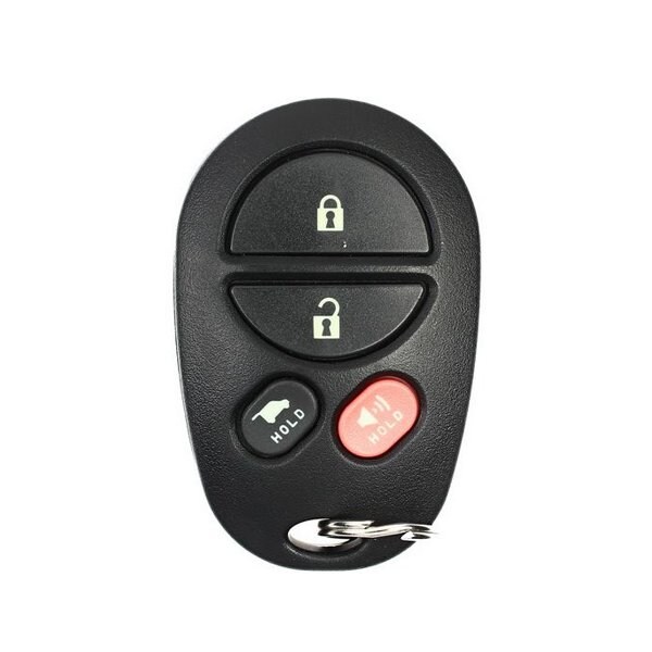 Keyless Factory KeylessFactory: 2008-2017 Toyota Sequoia / 4-Button Keyless Entry Remote Shell / GQ43VT20T - ORS-TOY-20T-SE4