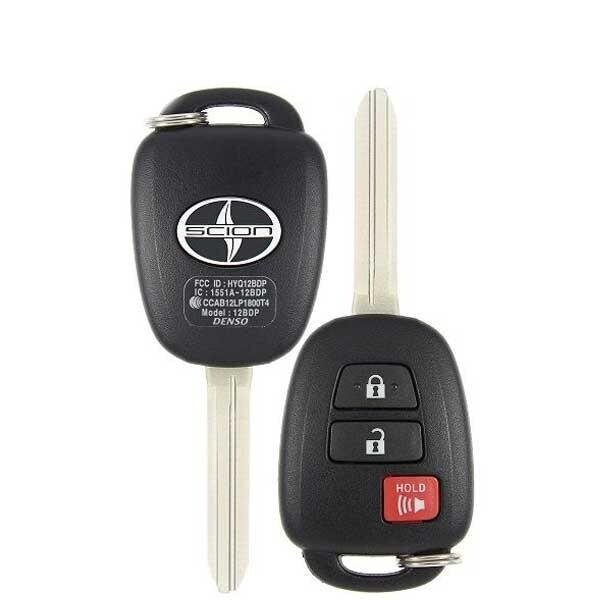 Oem NEW : 2013 - 2015 Scion XB / Remote Head Key 3B / FCC :HYQ12BDP/  Non Transponder / PN :89070-1 - RHK-TOY-12590