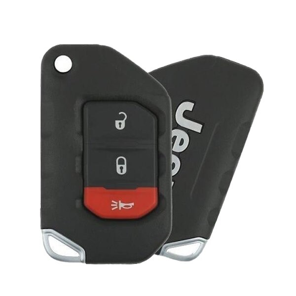 Oem OEM: REF: 2018-2019 Jeep Wrangler / 3-Button Flip Key / PN: 68416782AA / OHT1130261 - RFK-ULK345