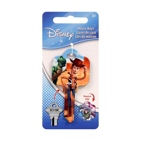 Hillman HILLMAN Disney Buzz/Woody House Key Blank 68 SC1 Single For Schlage Locks - 87660