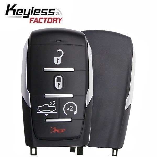 Keyless Factory 2019-2021 Ram 1500 Pickup / 5-Button Smart Key / PN68291690AE / OHT-4882056 / w/ Air Suspension / Si - RSK-DDG-05AS