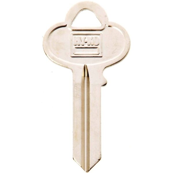 Hy-Ko Key Blank, Brass, Nickel, For: Corbin Russwin Cabinet, House Locks and Padlocks - 11010CO5