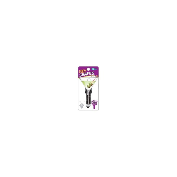 Lucky Line Martini Key Blank, Schlage Painted - B133S