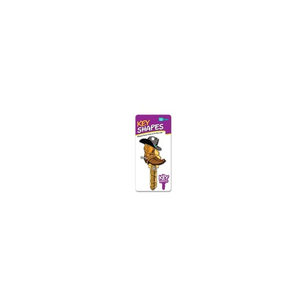 Lucky Line Key Blank Key Shapes Cowboy House Double For Schlage SC1 Multicolored - B132S