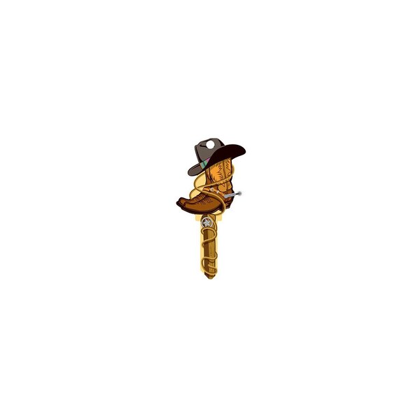 Lucky Line Key Blank Key Shapes Cowboy House Double For Schlage SC1 Multicolored - B132S