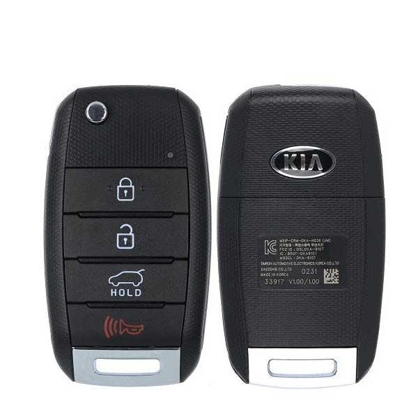 Oem OEM: NEW: 2015-2020 Kia Sorento / 4-Button Flip Key / PN: 95430-C5100 / OSLOKA-910T - RFK-KIA-C5100