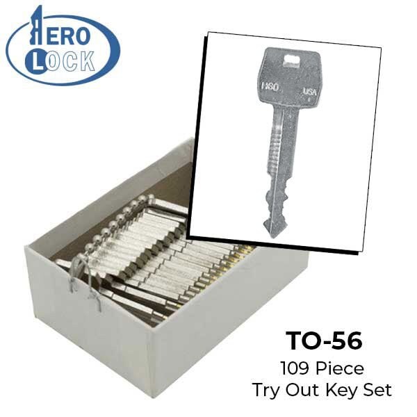 Aerolock DOOR LOCKS- Escort & Tracer 109 Keys - AER-TO56