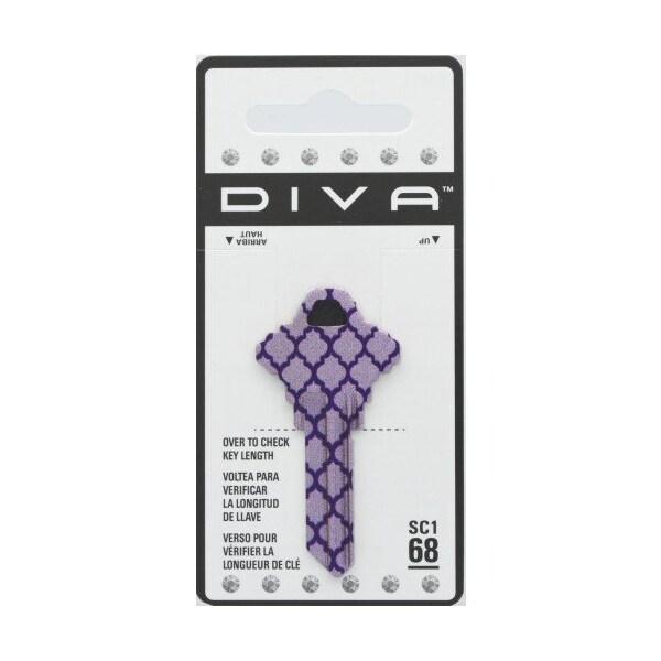 Hillman HILLMAN DIVA Moroccan House/Office Universal Key Blank SC1 Single For Universal - 86922