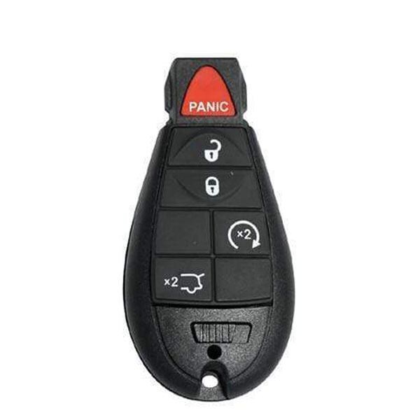 Solidkeys SolidKeys: Chrysler, Dodge, and Jeep OEM Replacement FOBIK - 5 Button w/ Remote Start, Hatch - SLD-CDHBL-G160