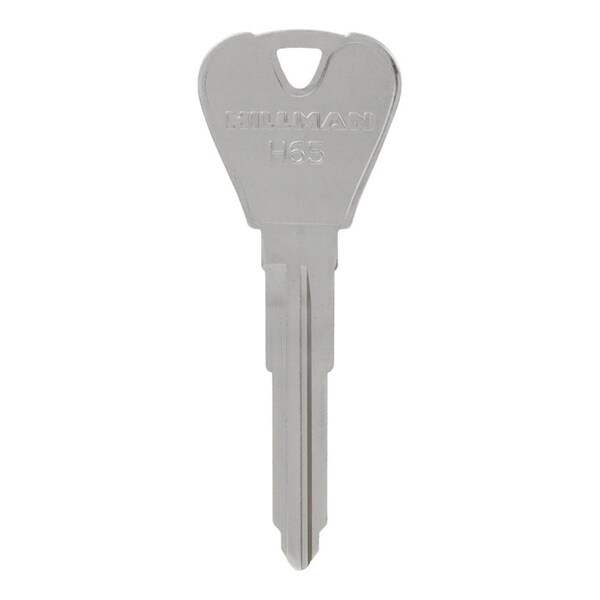 Hillman Automotive Universal Key Blank for Double Sided for Ford - Case of 10; Silver - 5965561