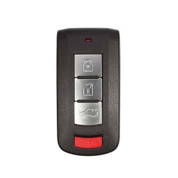Keyless Factory 2016-2020 Mitsubishi Mirage G4 / 4-Button Smart Key Shell with MIT11R emergency key - SKS-MIT-031