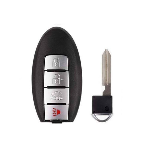 Keyless Factory KeylessFactory: 2013-2019 Infiniti Smart Key Shell 4B for FCC's 4014 - SKS-INF-40144