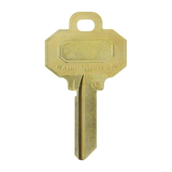 Hillman Hillman 5938113 House of Office BW2-Single Sided Universal Key Blank; Assorted - Pack of 10 - 5938113