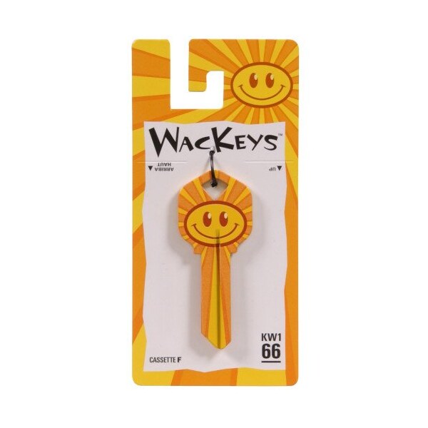 Hillman HILLMAN Wackey Smiley Face House/Office Universal Key Blank KW1 Single - 89040