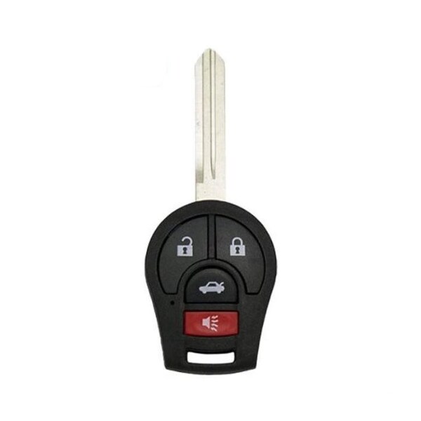 Keyless Factory KeylessFacotry: Nissan 4 Button Remote Head Key - RK-NIS-752