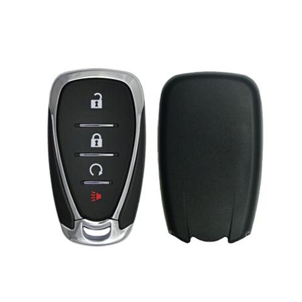 Keyless Factory 2017-2021 Chevrolet / 4-Button Smart Key Shell with Insert Key / PN: 13585728 / HYQ4 - SKS-GM-ULK211