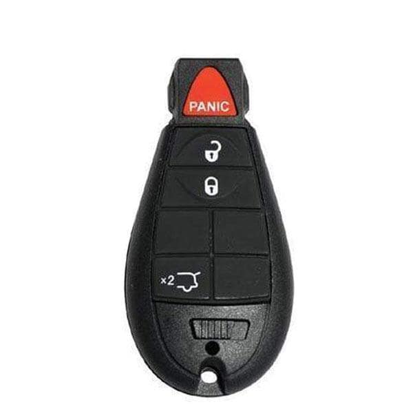 Solidkeys SolidKeys: Chrysler, Dodge Jeep OEM Replacement FOBIK - 4 Button w/ Hatch - SLD-CDHBL-G150