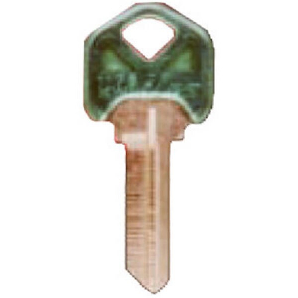 Homecare Products KW1-PC-TEAL Plastic Head Teal Key Blank, 5PK - HO602811