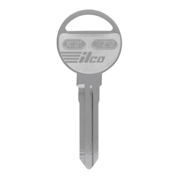 Homecare Products Automotive Universal Key Blank for Double Sided for Ford, Silver - HO3307996
