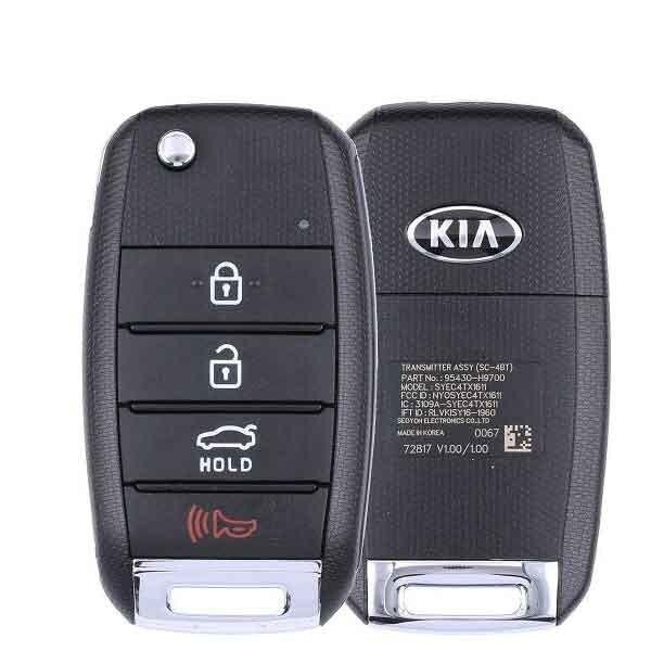 Oem OEM: NEW: 2018-2020 Kia Rio / 4-Button Flip Key / PN: 95430-H9700 / NYOSYEC4TX1611 (433 Mhz) - RFK-KIA-H9700