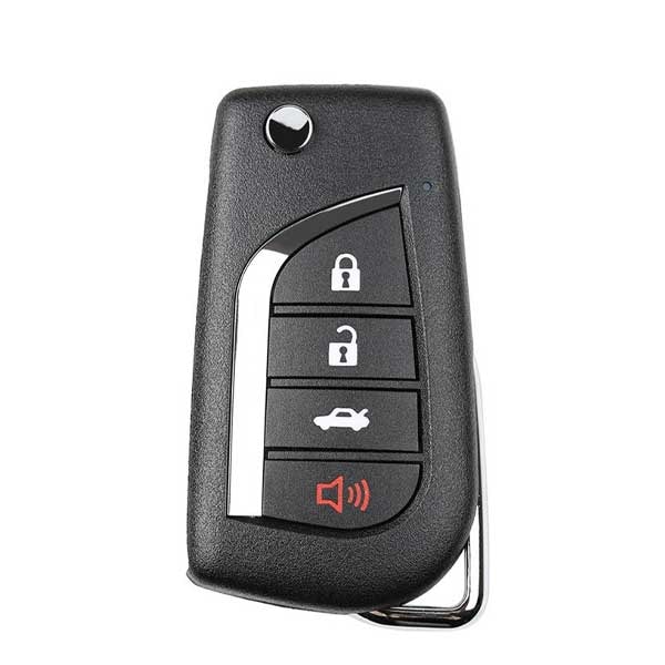 Xhorse Xhorse: Toyota Style / 4-Button Universal Remote Key for VVDI Key Tool (Wired) - XHS-XKTO10EN