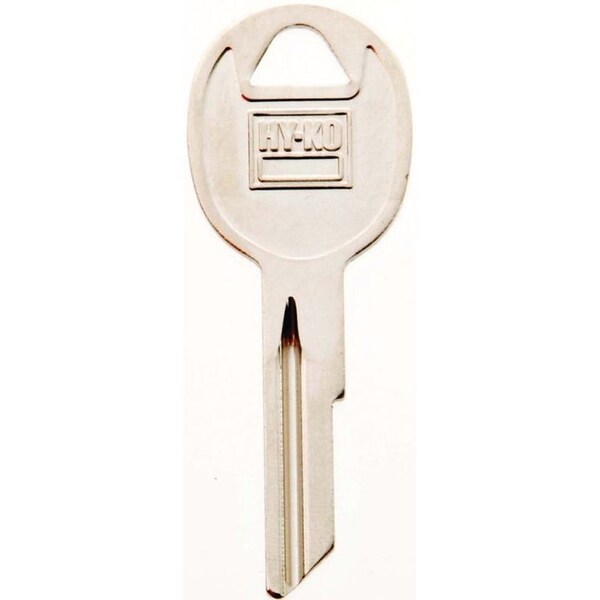 Hy-Ko Automotive Key Blank, Brass, Nickel, For: AMC Vehicle Locks - 11010RA3