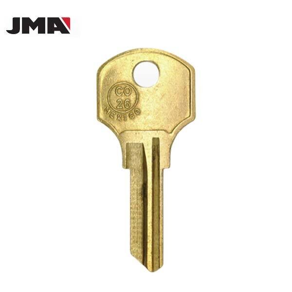 Jma JMA: CO26 / 1000V CCL 6-Wafer Cabinet Key - Brass - JMA-CCL-12E