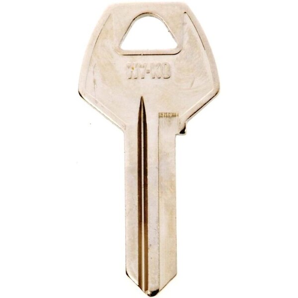 Hy-Ko Key Blank, Brass, Nickel, For: Corbin Russwin Cabinet, House Locks and Padlocks - 11010CO87