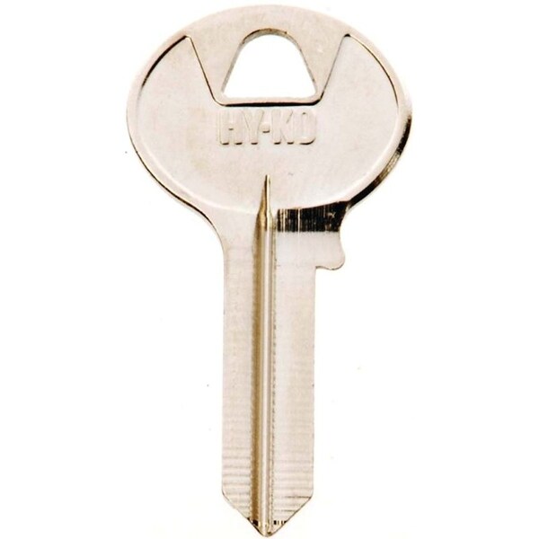 Hy-Ko Key Blank, Brass, Nickel, For: Corbin Russwin Cabinet, House Locks and Padlocks - 11010CO106