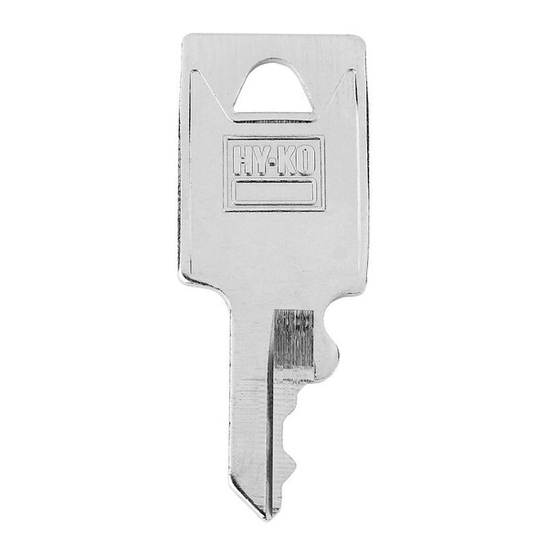 Hy-Ko Key Blank, Brass, Nickel-Plated, For: Samsonite 70S Locks - 1101070S
