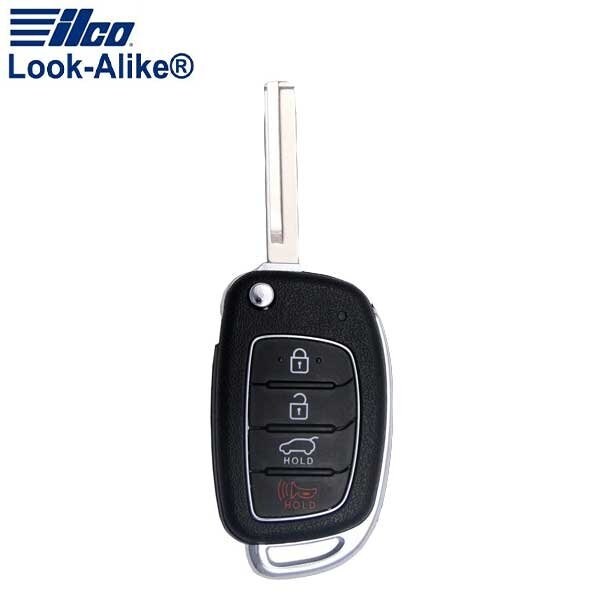 Ilco LAL FLIP-HYUN-4B4 Hyundai 4 Button Flip Key (TQ8-RKE-4F31 (DM 4BT) - ILCO-AX00014480
