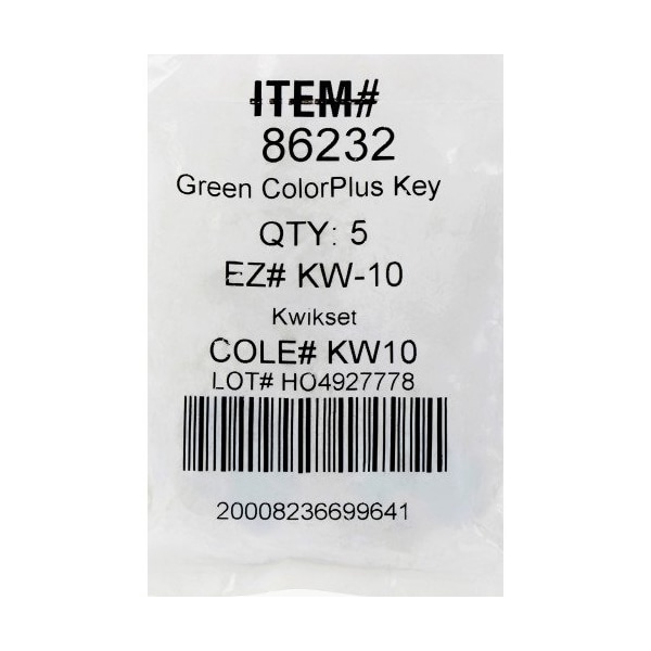 Hillman HILLMAN ColorPlus Traditional Key House/Office Key Blank Single - 86232