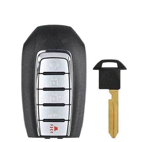 Keyless Factory KeylessFactory: 2019-2020 Infiniti Q50 Q60 / 5-Button Smart Key / PN: 285E3-6HE6A / KR5TXN7 - RSK-INF-2005