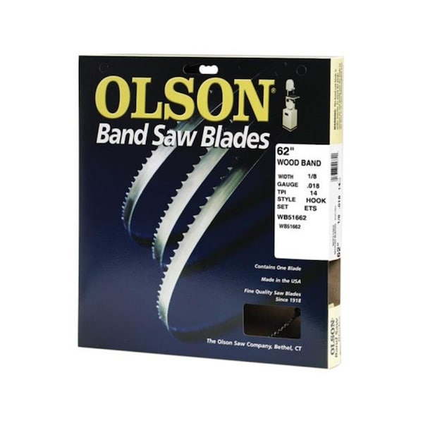 Eat-In WB51662DB Wood Band Saw Blade 6 TPI - 0.125 x 62 in. - EA3302529