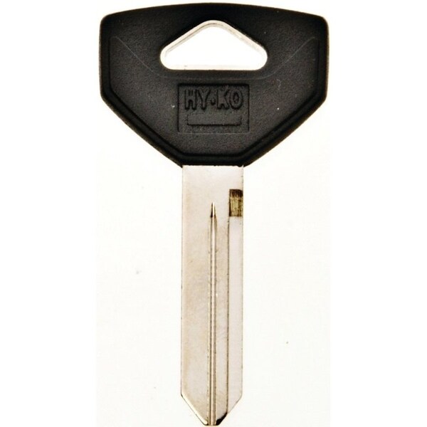 Hy-Ko Key Blank, Brass/Plastic, Nickel, For: Chrysler, Dodge, Eagle, Jeep, Plymouth Vehicles - 12005Y154