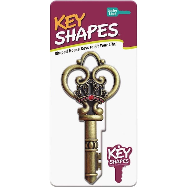 Lucky Line Key Blank Key Shapes Skeleton House Double For Kwikset KW1/11 Multicolored - B146K