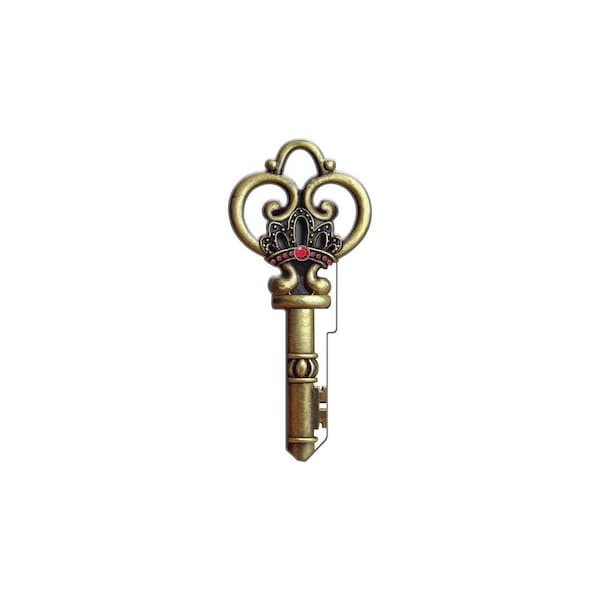 Lucky Line Key Blank Key Shapes Skeleton House Double For Kwikset KW1/11 Multicolored - B146K