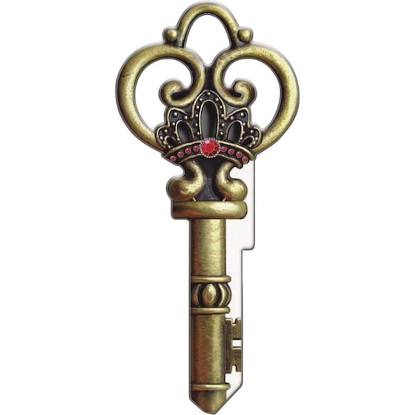 Lucky Line Key Blank Key Shapes Skeleton House Double For Kwikset KW1/11 Multicolored - B146K