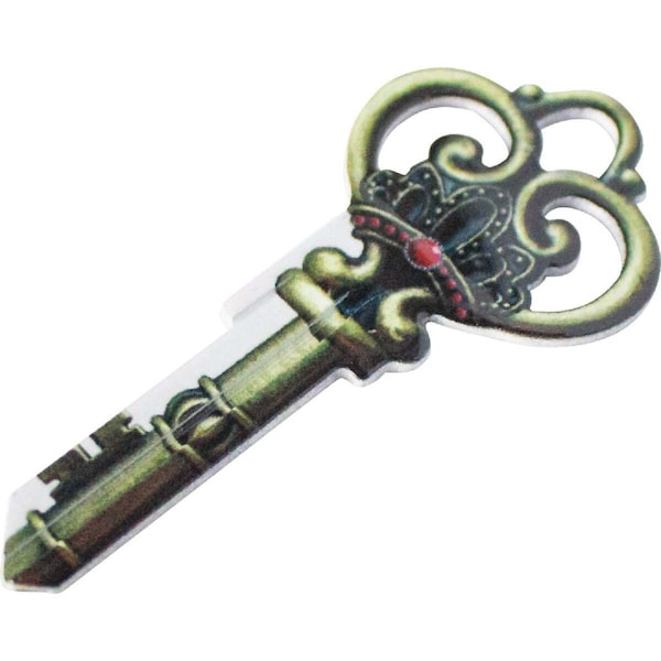 Lucky Line Key Blank Key Shapes Skeleton House Double For Kwikset KW1/11 Multicolored - B146K